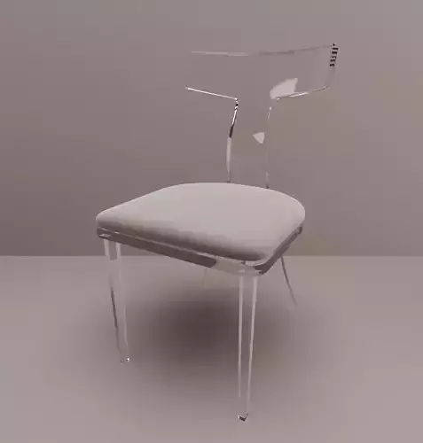 Chair TRISTAN ACRYLIC KLISMOS 