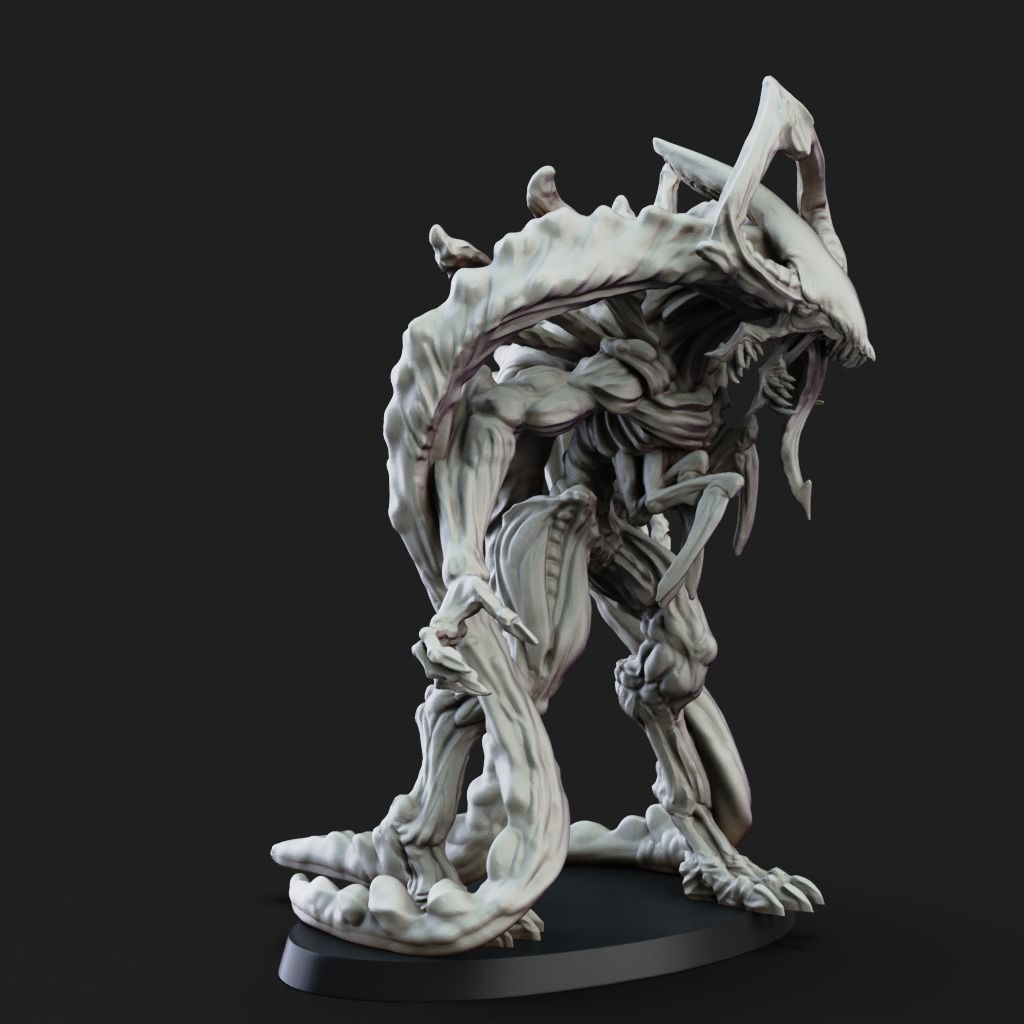 Void Hunter Tank - 3D Printable TTRPG - PRESUPPORTED - 32mm 3D print model_10