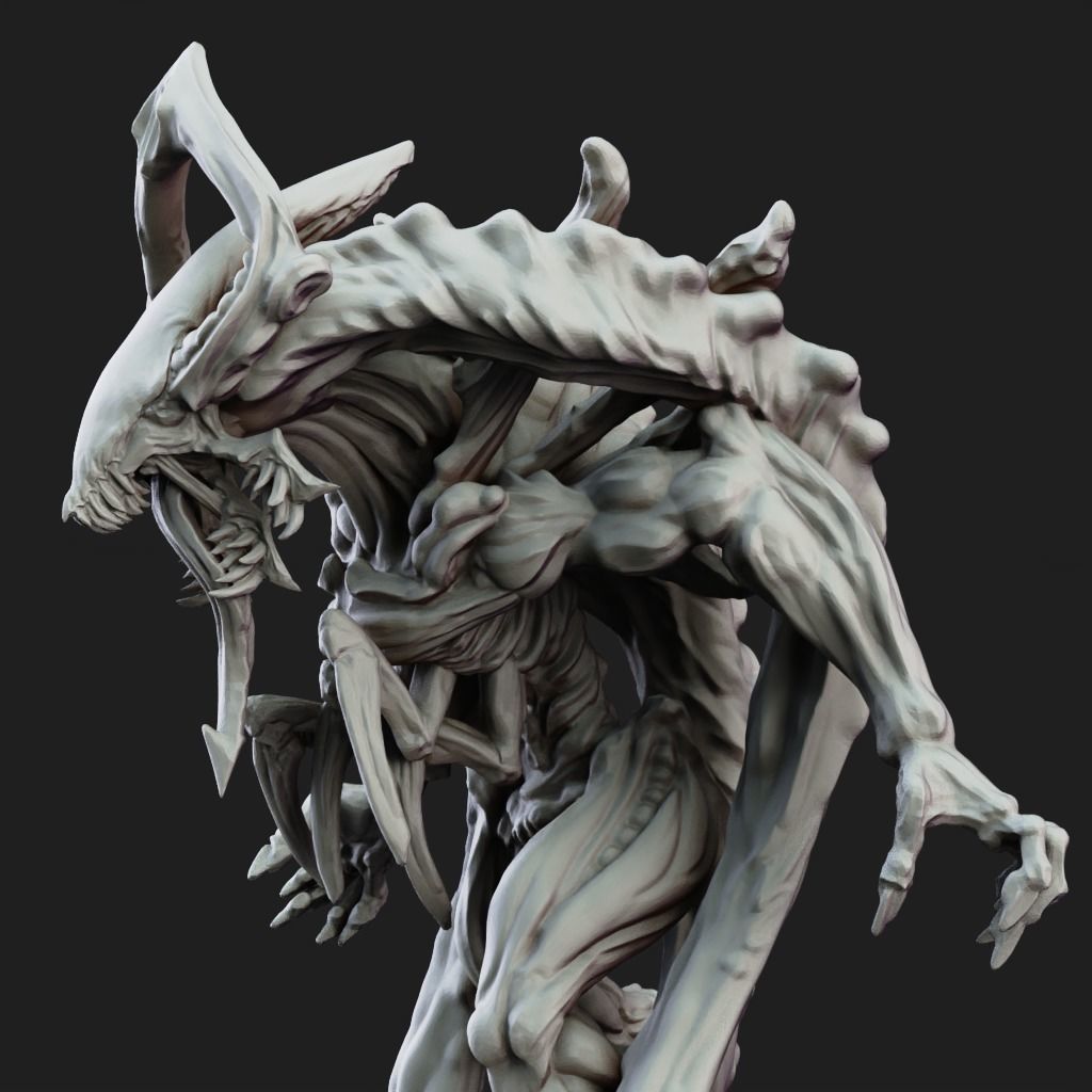 Void Hunter Tank - 3D Printable TTRPG - PRESUPPORTED - 32mm 3D print model_7