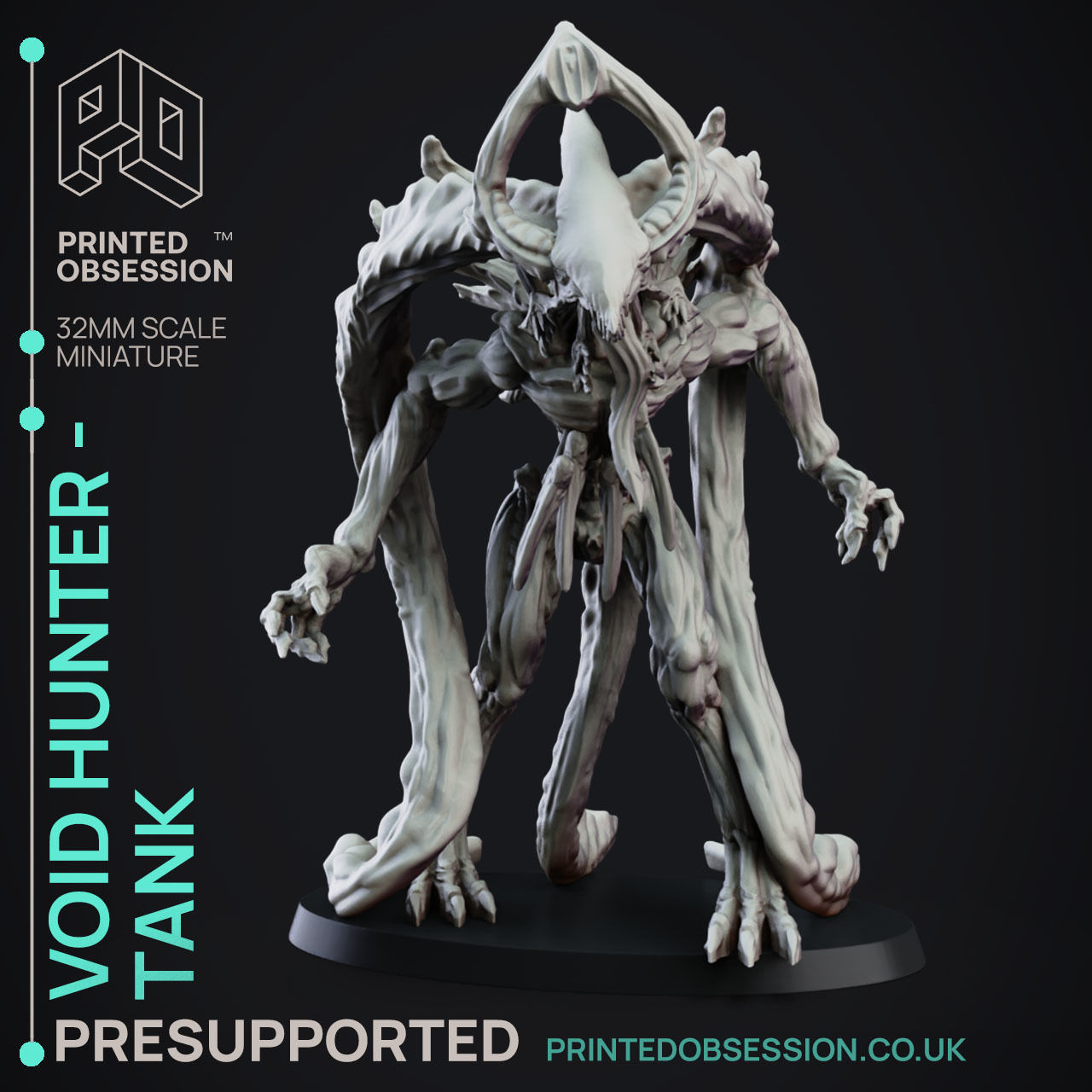 Void Hunter Tank - 3D Printable TTRPG - PRESUPPORTED - 32mm 3D print model_2