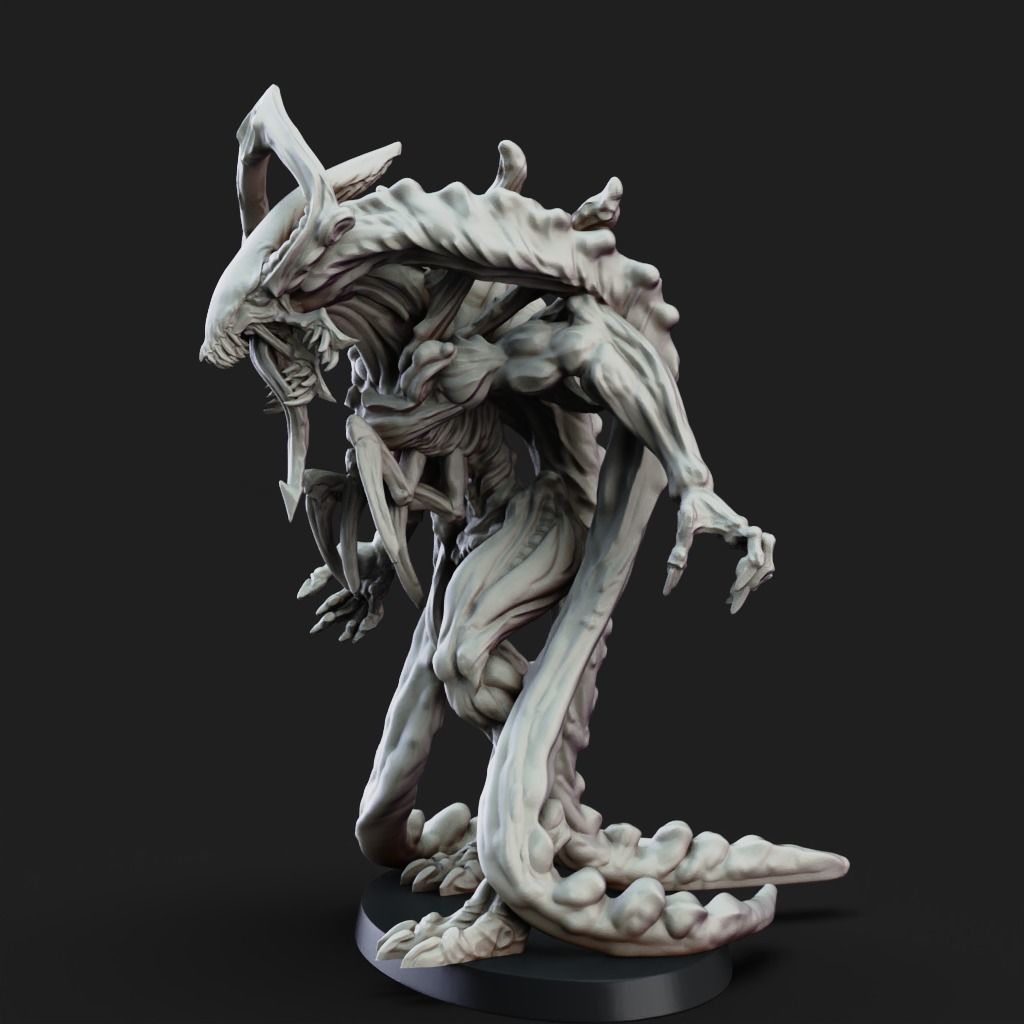 Void Hunter Tank - 3D Printable TTRPG - PRESUPPORTED - 32mm 3D print model_8