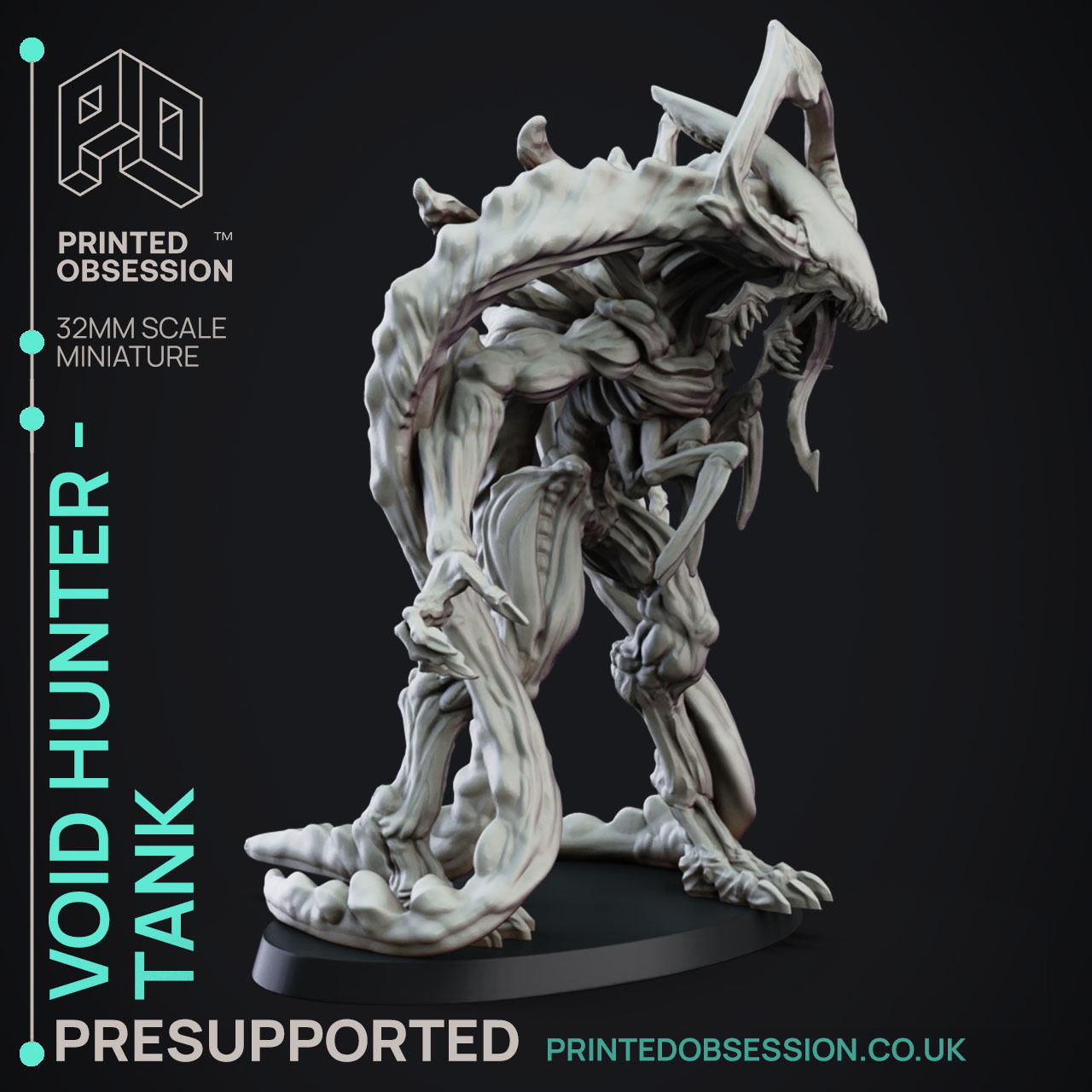 Void Hunter Tank - 3D Printable TTRPG - PRESUPPORTED - 32mm 3D print model_5