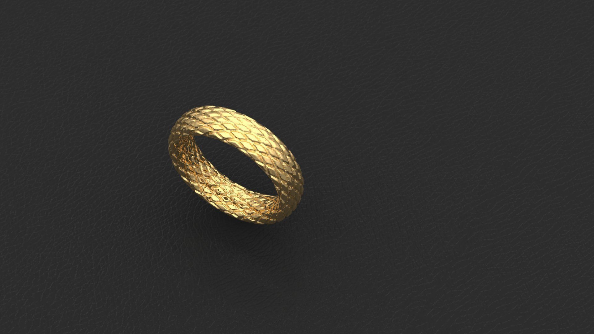 2 Rings stone cut shape and pattern shape 3D print model_1