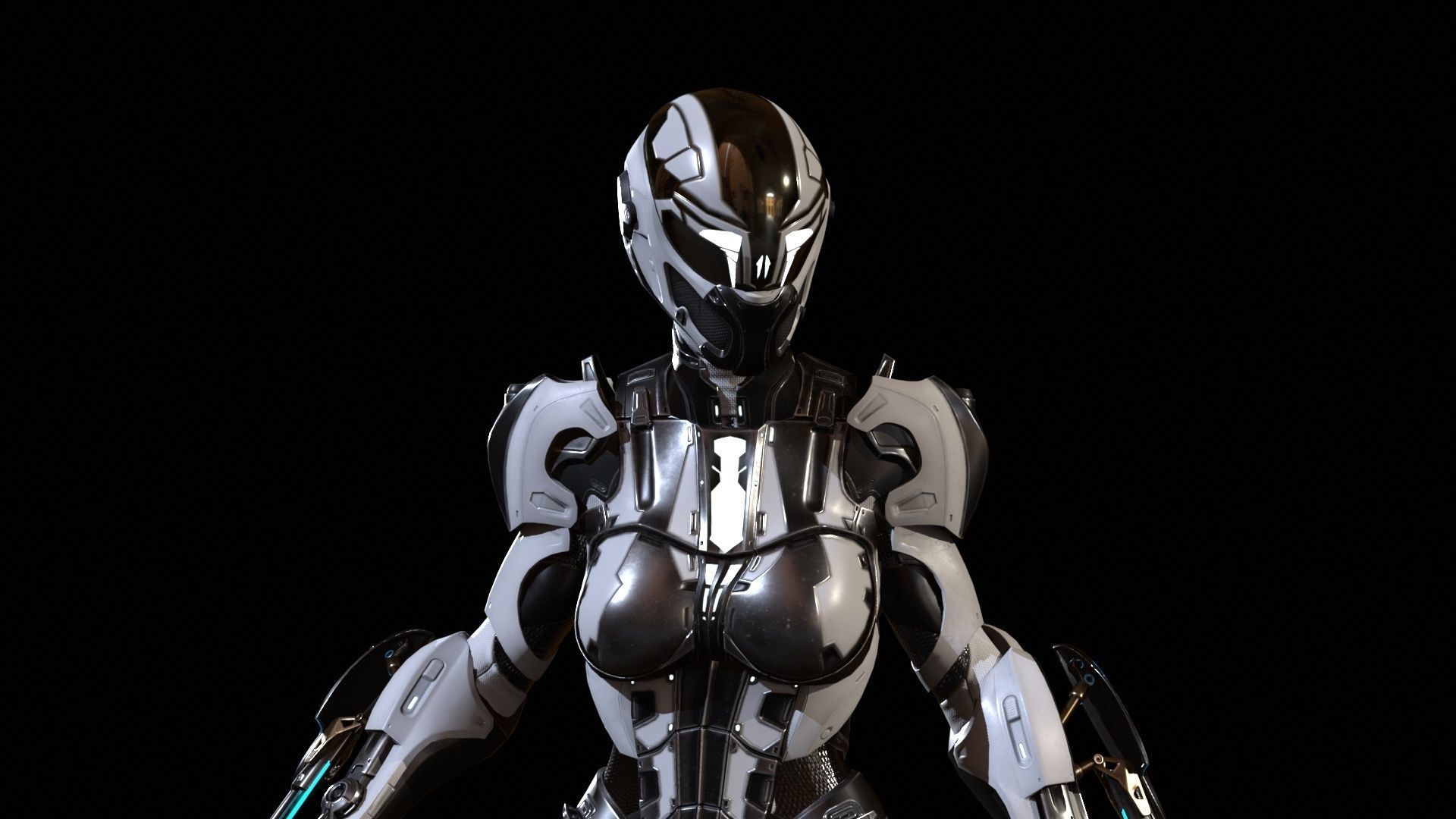 CyberJagg4 Low-poly 3D model_31