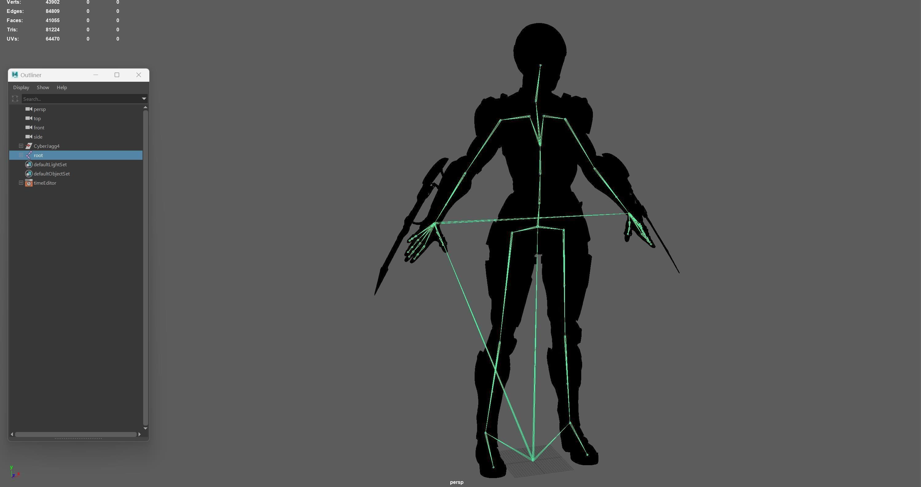 CyberJagg4 Low-poly 3D model_40