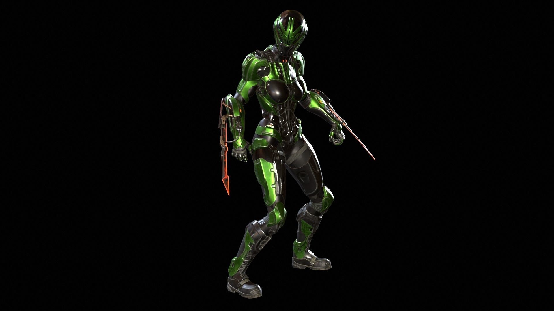 CyberJagg4 Low-poly 3D model_24