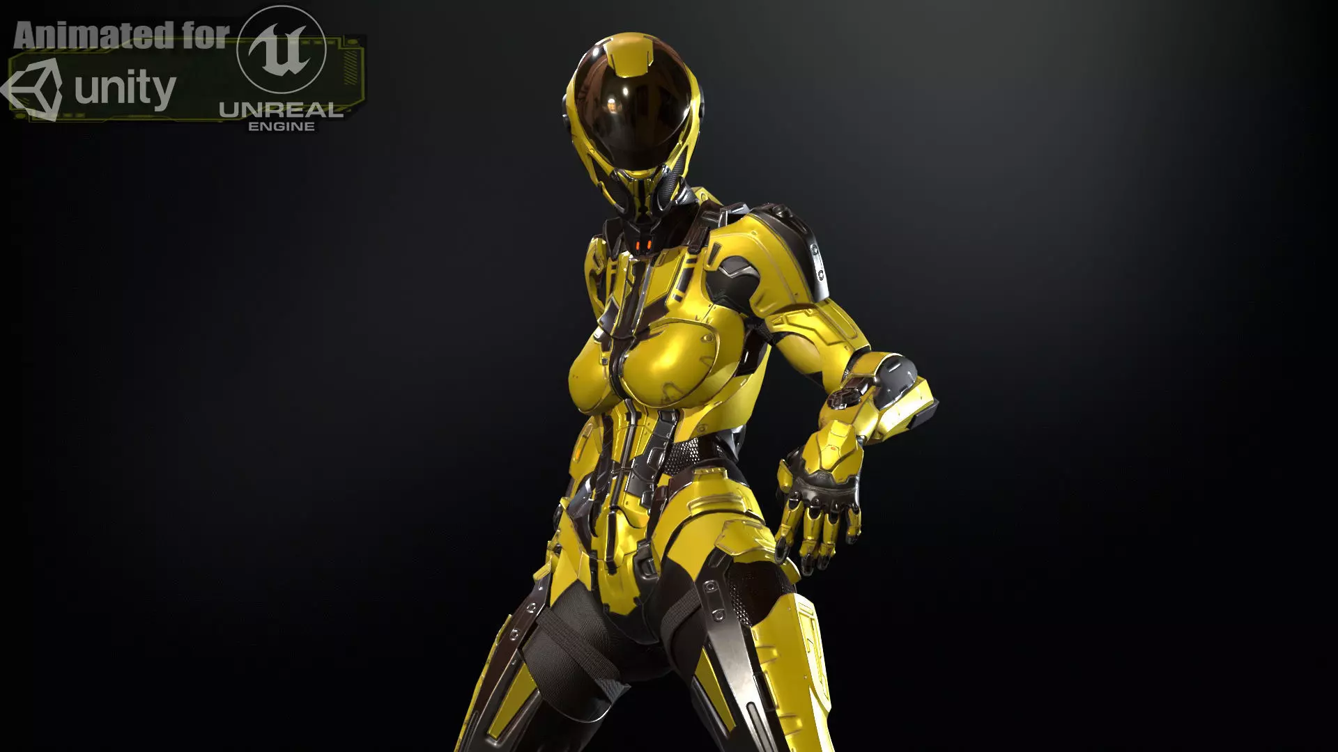 CyberJagg4 Low-poly 3D model_0