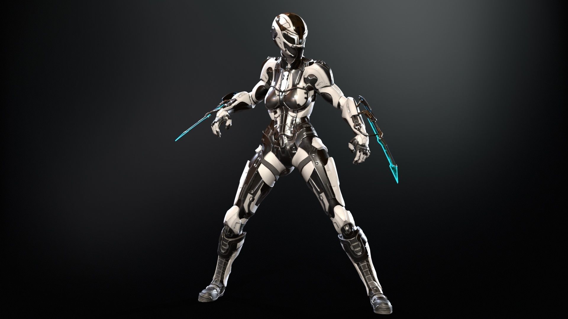 CyberJagg4 Low-poly 3D model_27