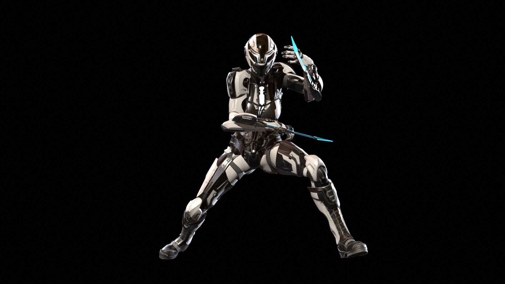 CyberJagg4 Low-poly 3D model_28