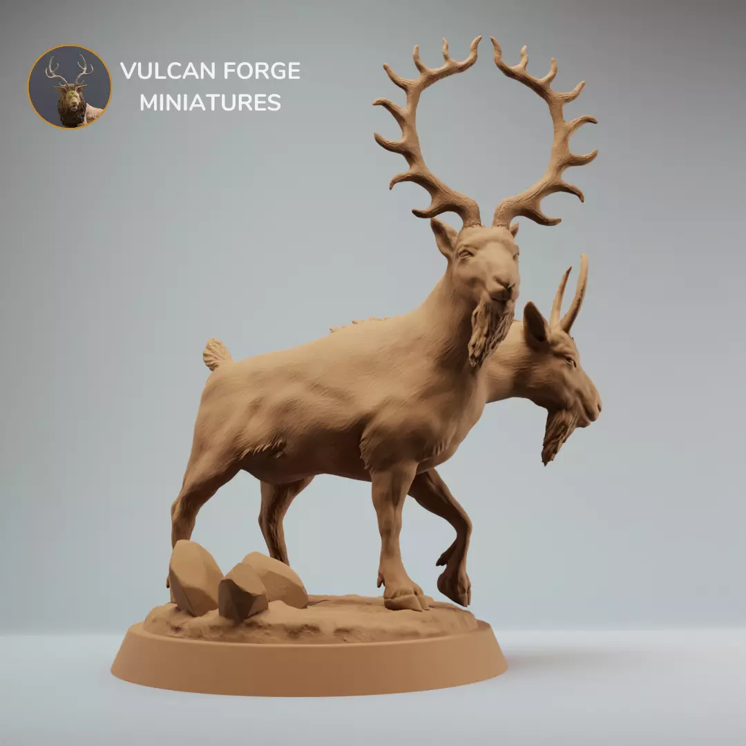 Herald of the Eclipse Fantasy Creature 32mm Scale Pre-supported 3D print model