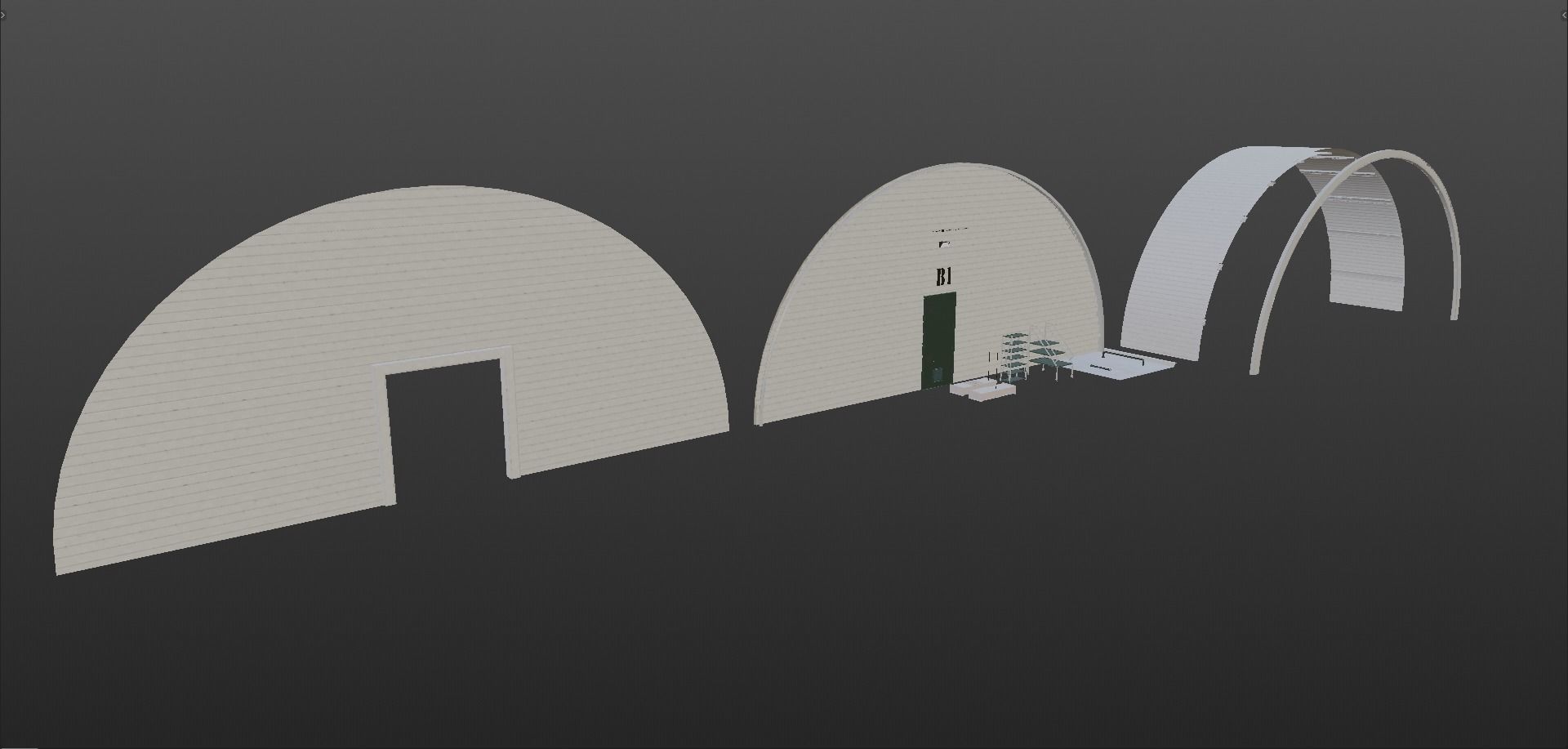 Military Satcom Transportable Terminal Low-poly 3D model_16