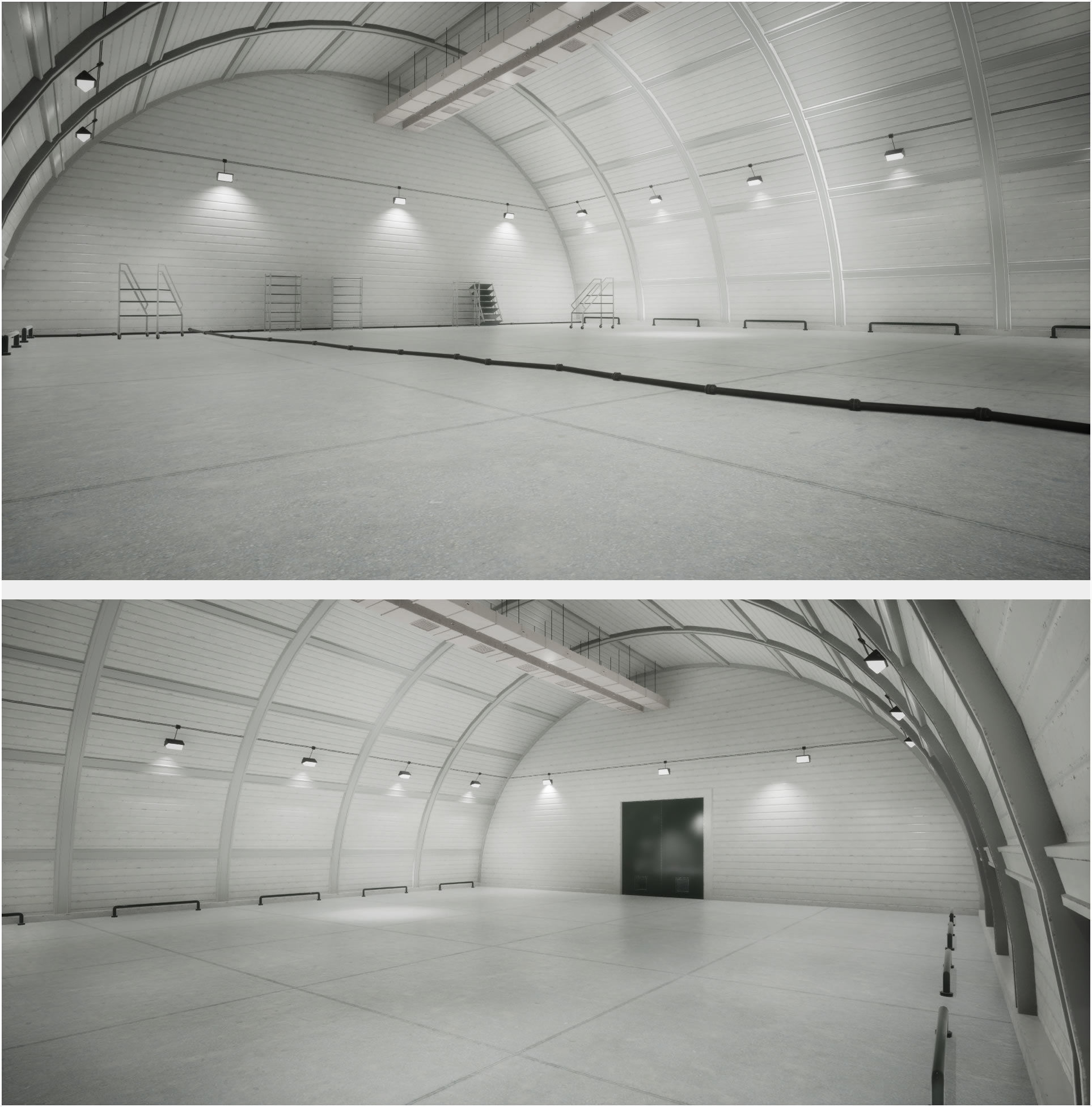 Military Satcom Transportable Terminal Low-poly 3D model_18