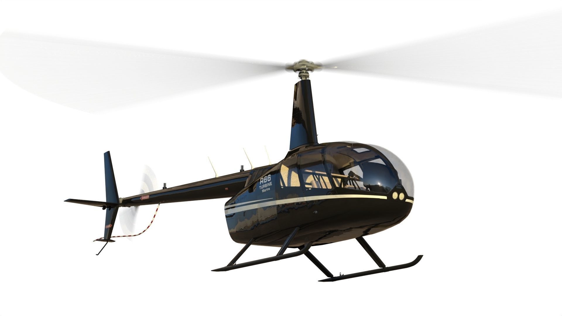 Robinson R66 3D model | CGTrader