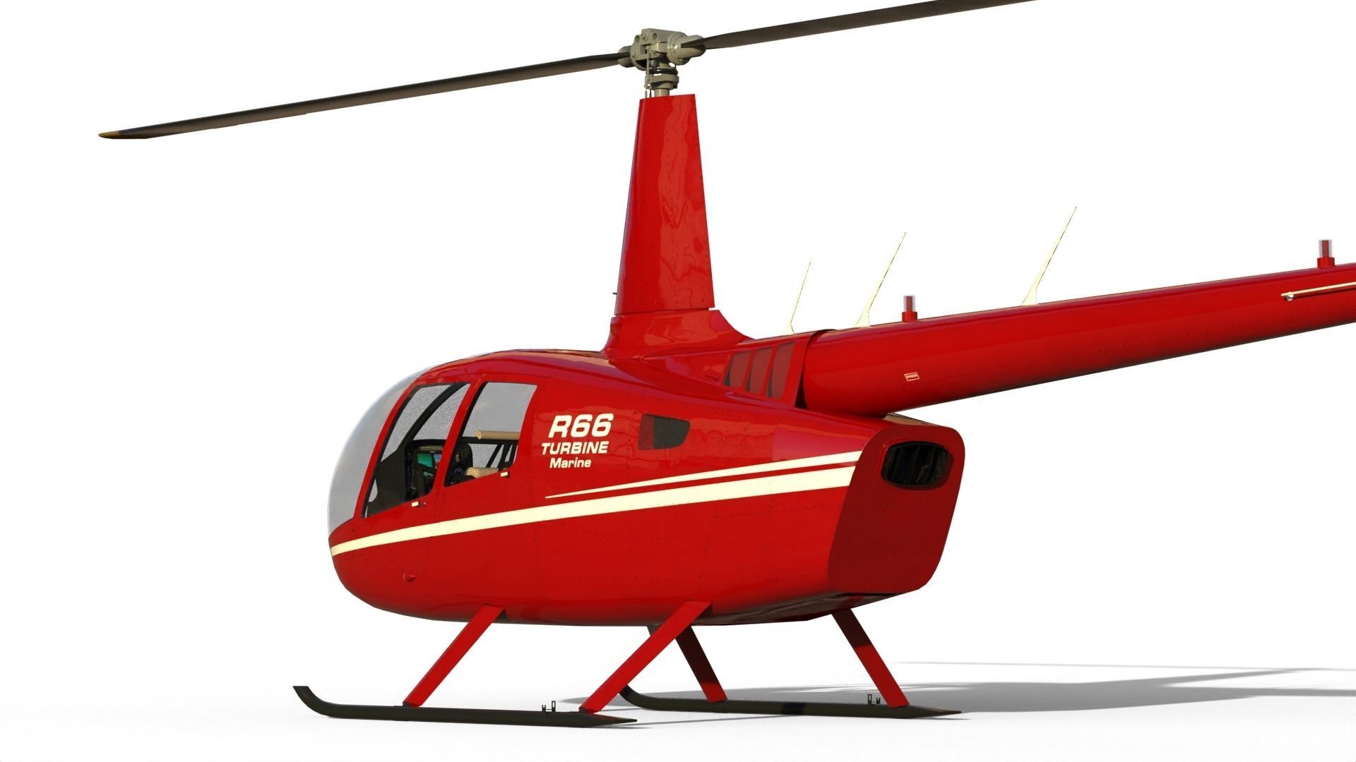 Robinson R66 3D model | CGTrader