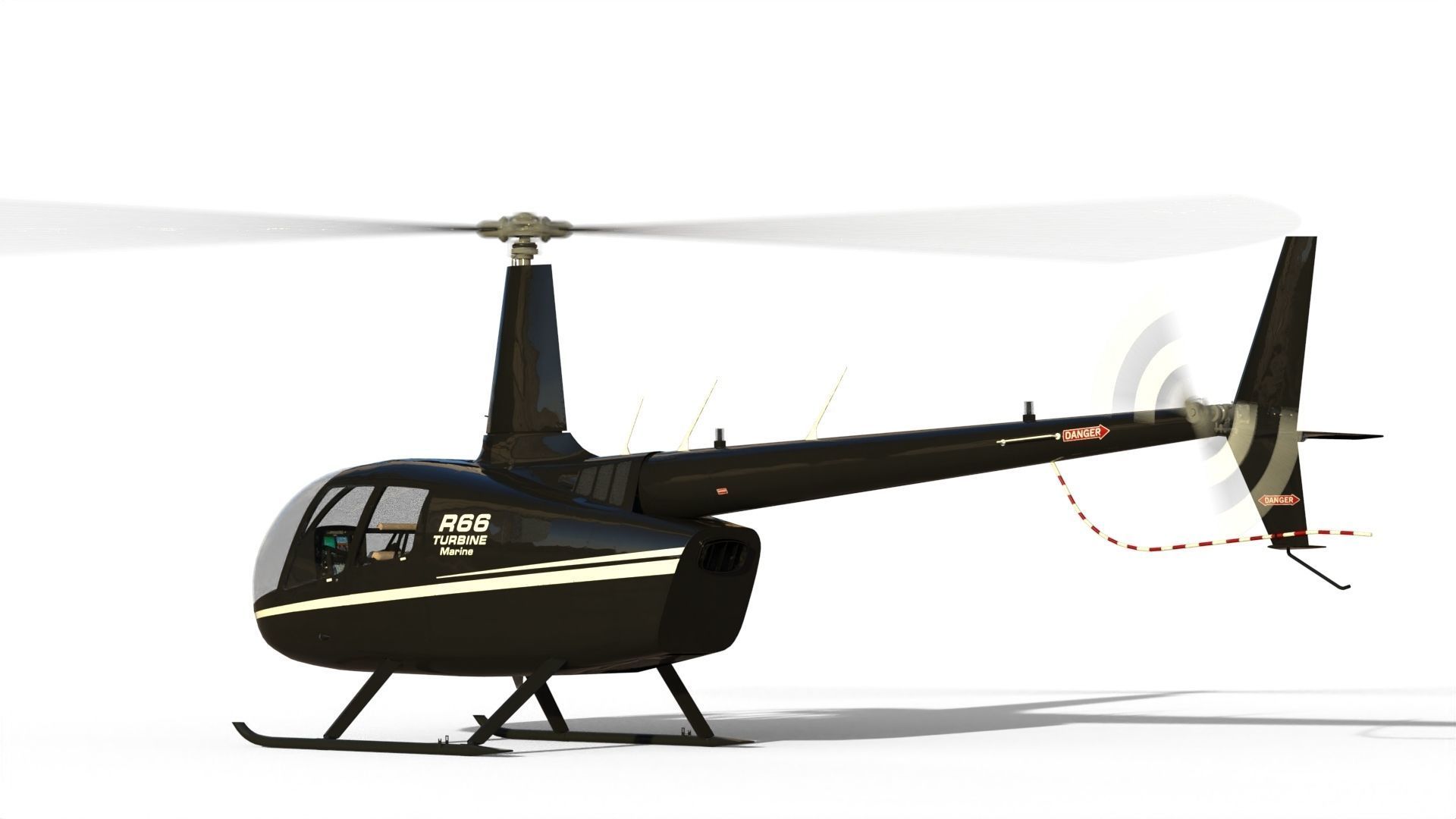 Robinson R66 3D model | CGTrader