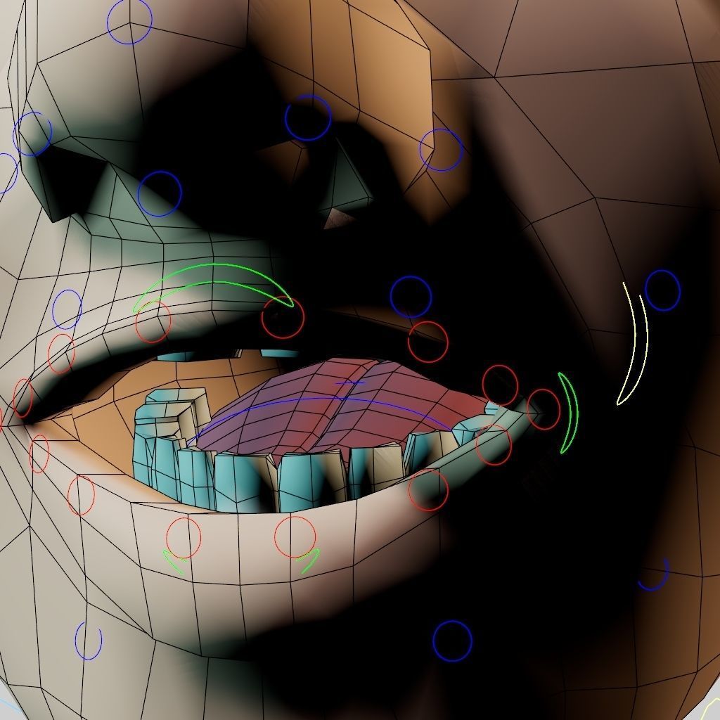 Omani Male Character rigged Free low-poly 3D model_8