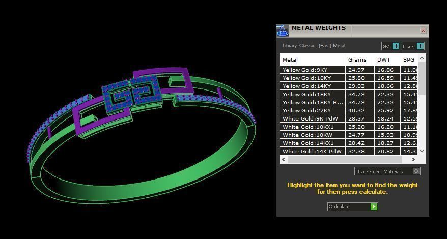 Bracelet 3D print model_4