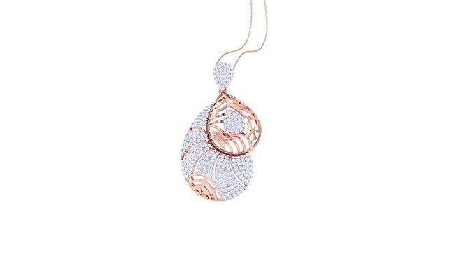 Ultra Vision Women Mesh Diamond Cocktail Pendant 3dm 3D print model