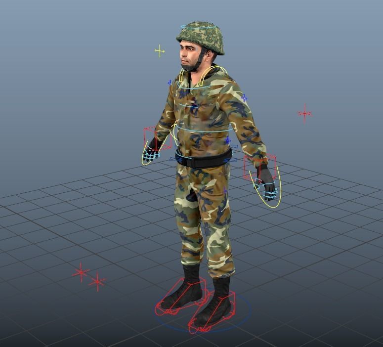 Indian Army Character 1 3d Model Rigged Cgtrader Indian Army Character 1 3d Model Rigged Cgtrader