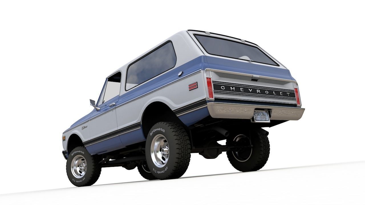 Chevy K5 Blazer 1970 3D model_8