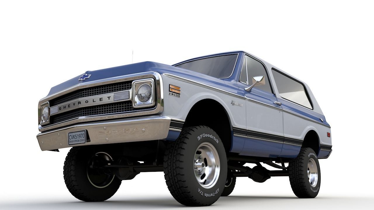 Chevy K5 Blazer 1970 3D model_10