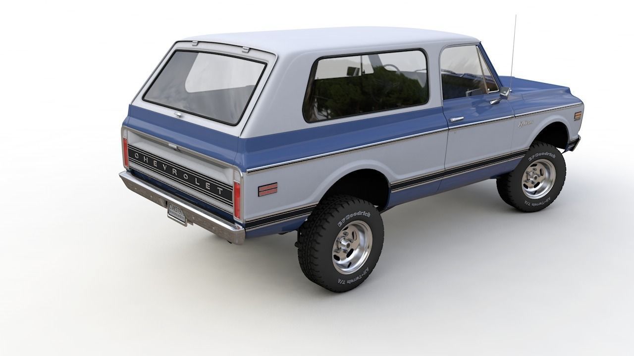 Chevy K5 Blazer 1970 3D model_9