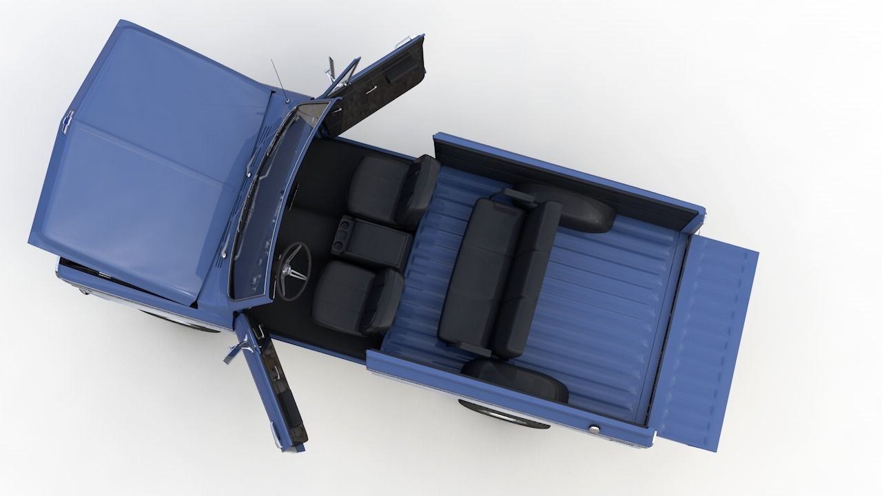 Chevy K5 Blazer 1970 3D model_7