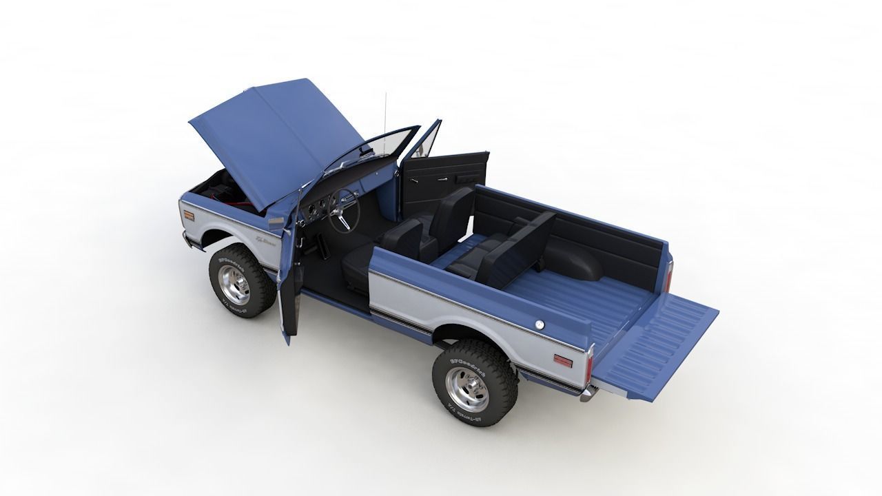 Chevy K5 Blazer 1970 3D model_6