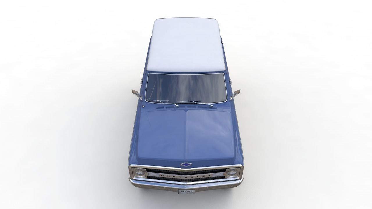 Chevy K5 Blazer 1970 3D model_4