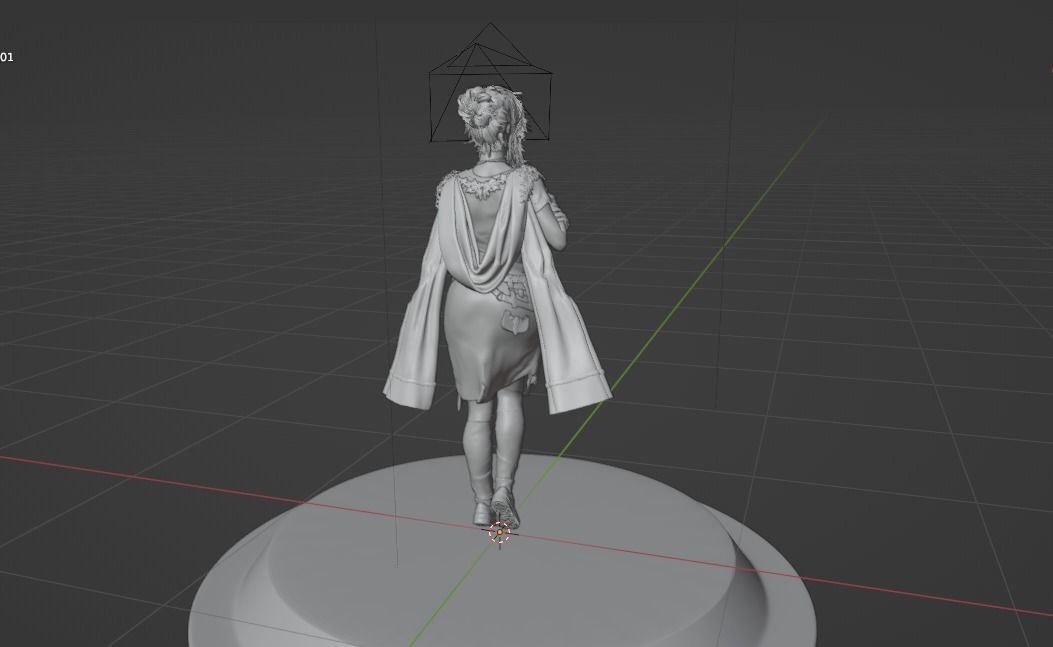 Daizy From Rivels Low-poly 3D model_4