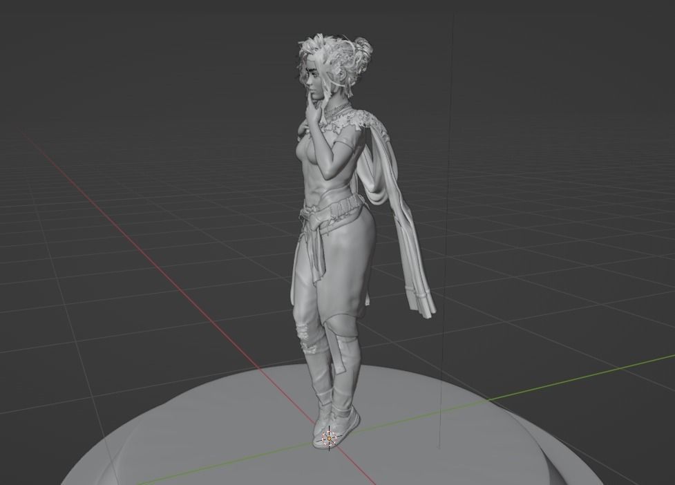 Daizy From Rivels Low-poly 3D model_5