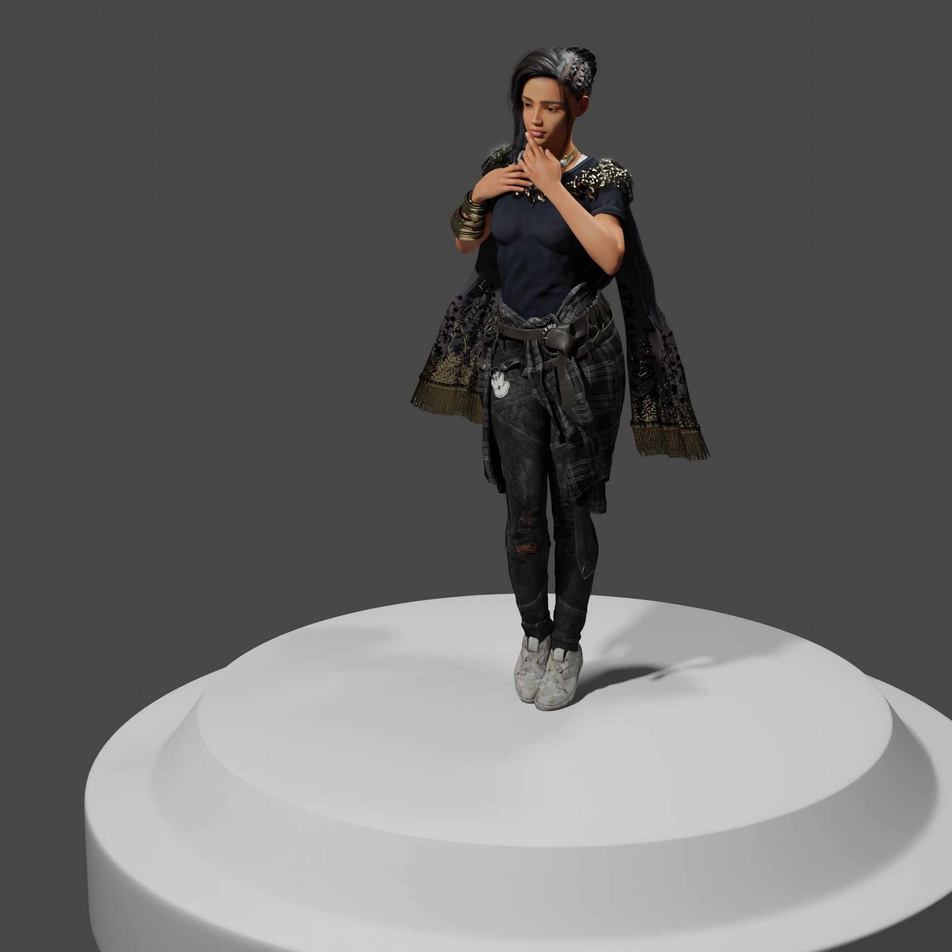 Daizy From Rivels Low-poly 3D model_2