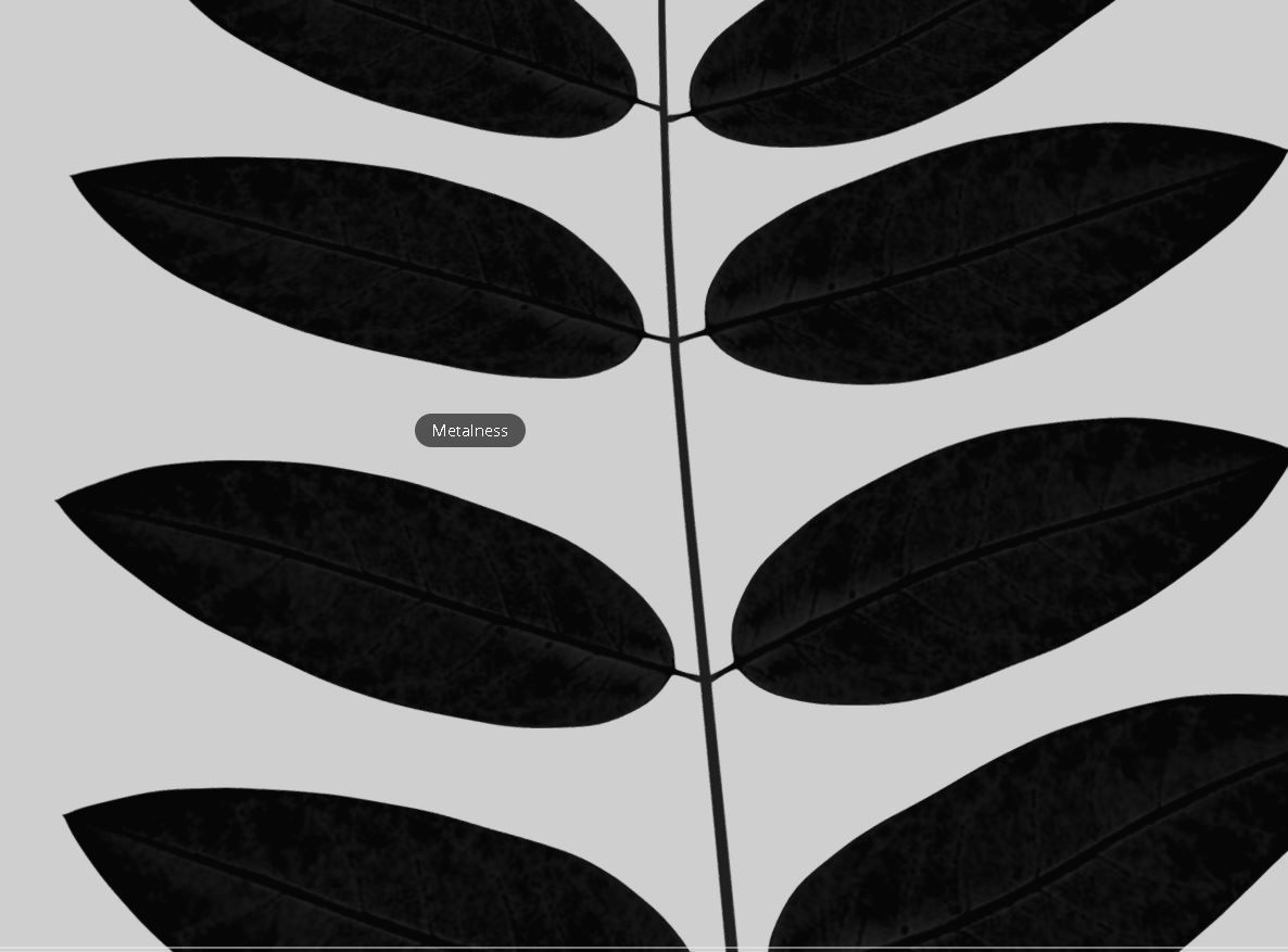 High Poly Honey Tree Leaves 3D model_7