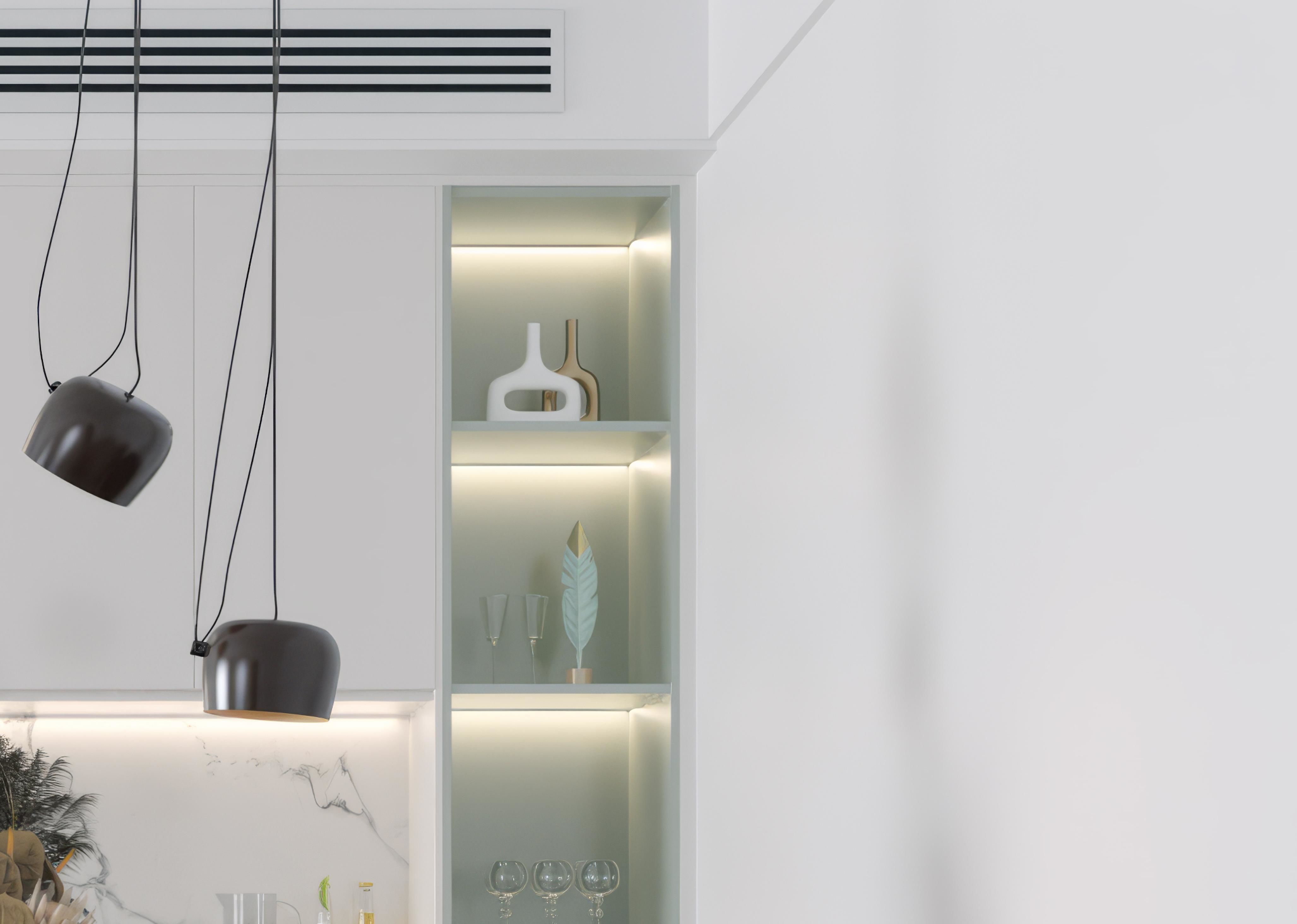 table and combination Modern chair 3D model_3