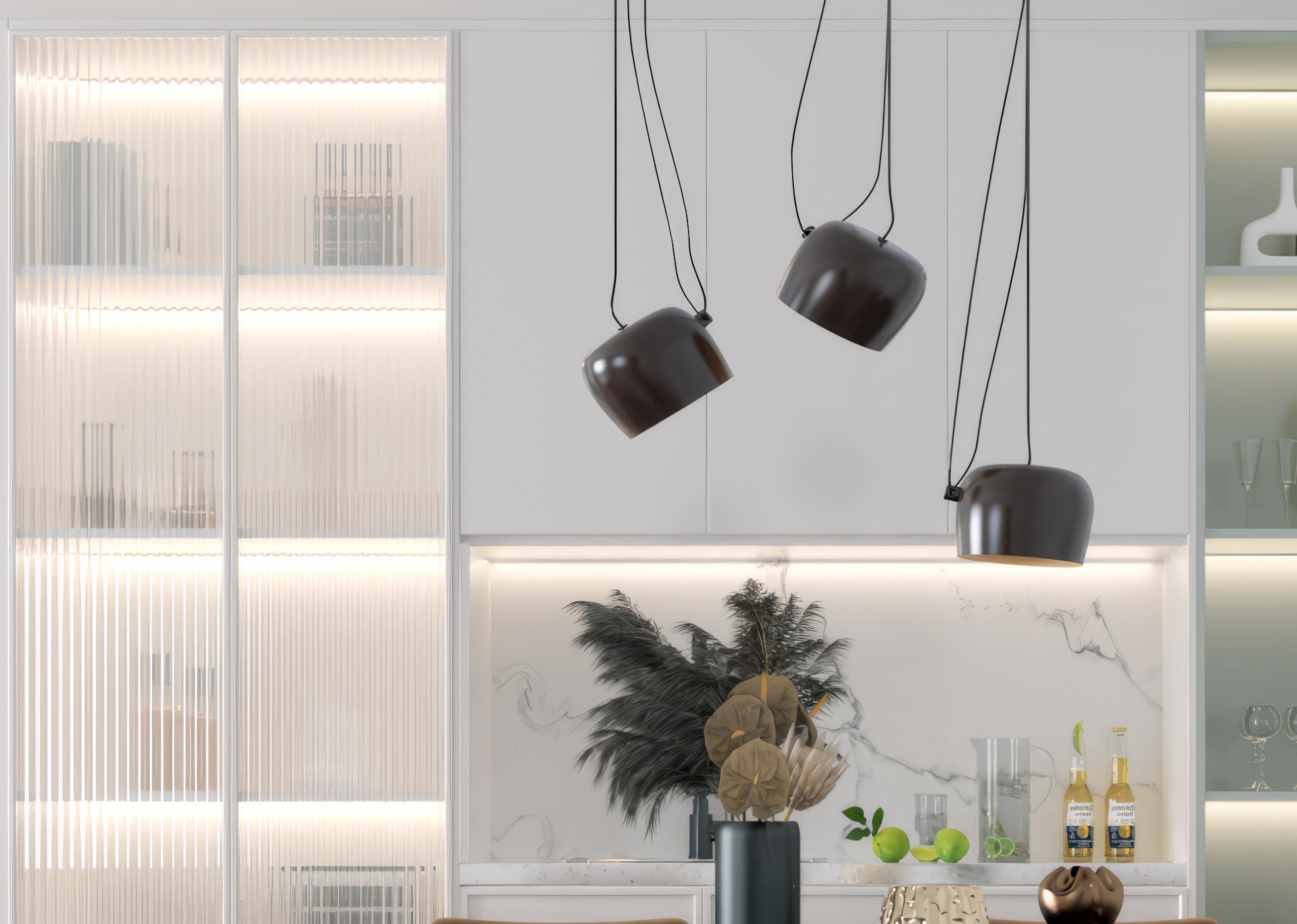 table and combination Modern chair 3D model_2