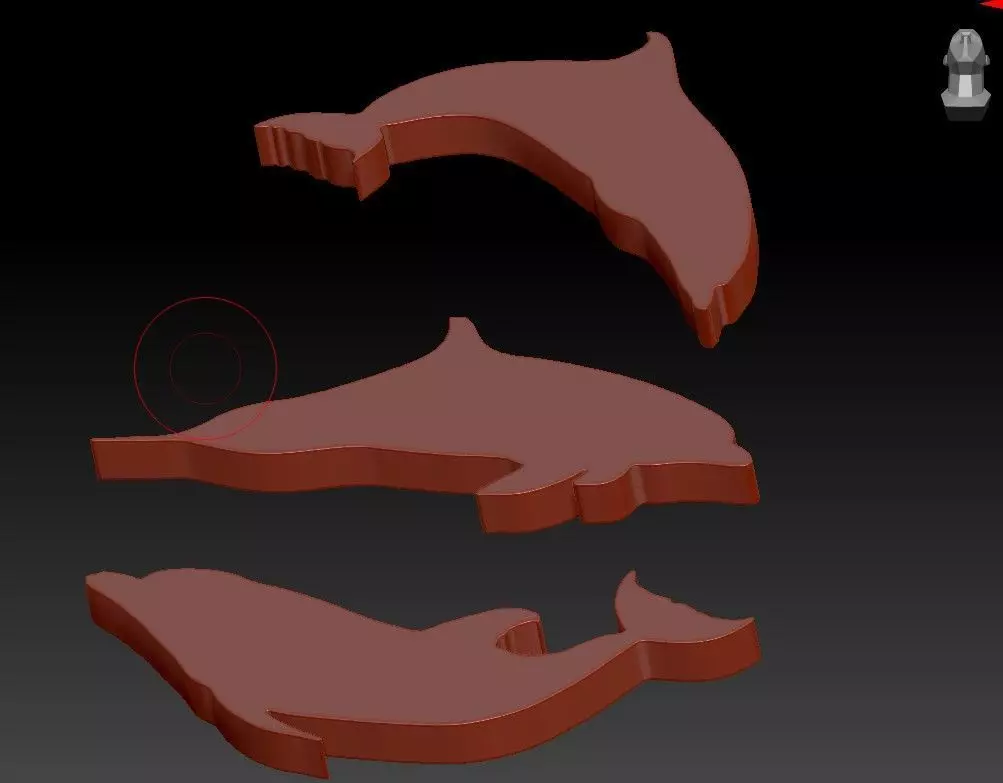 dolphin 3D print model_0