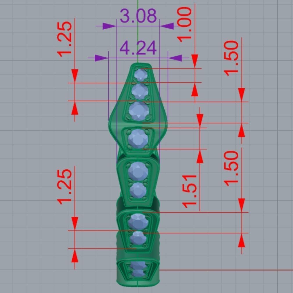 Earrings 3D print model_5