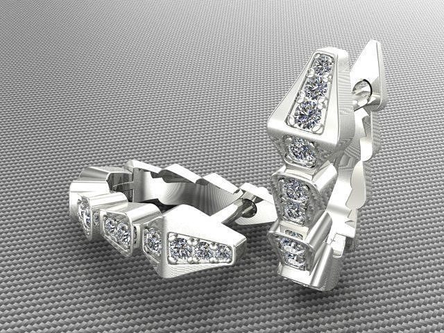 Earrings 3D print model