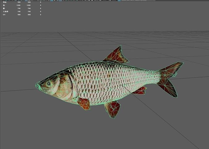 Roach Low-poly 3D model 3