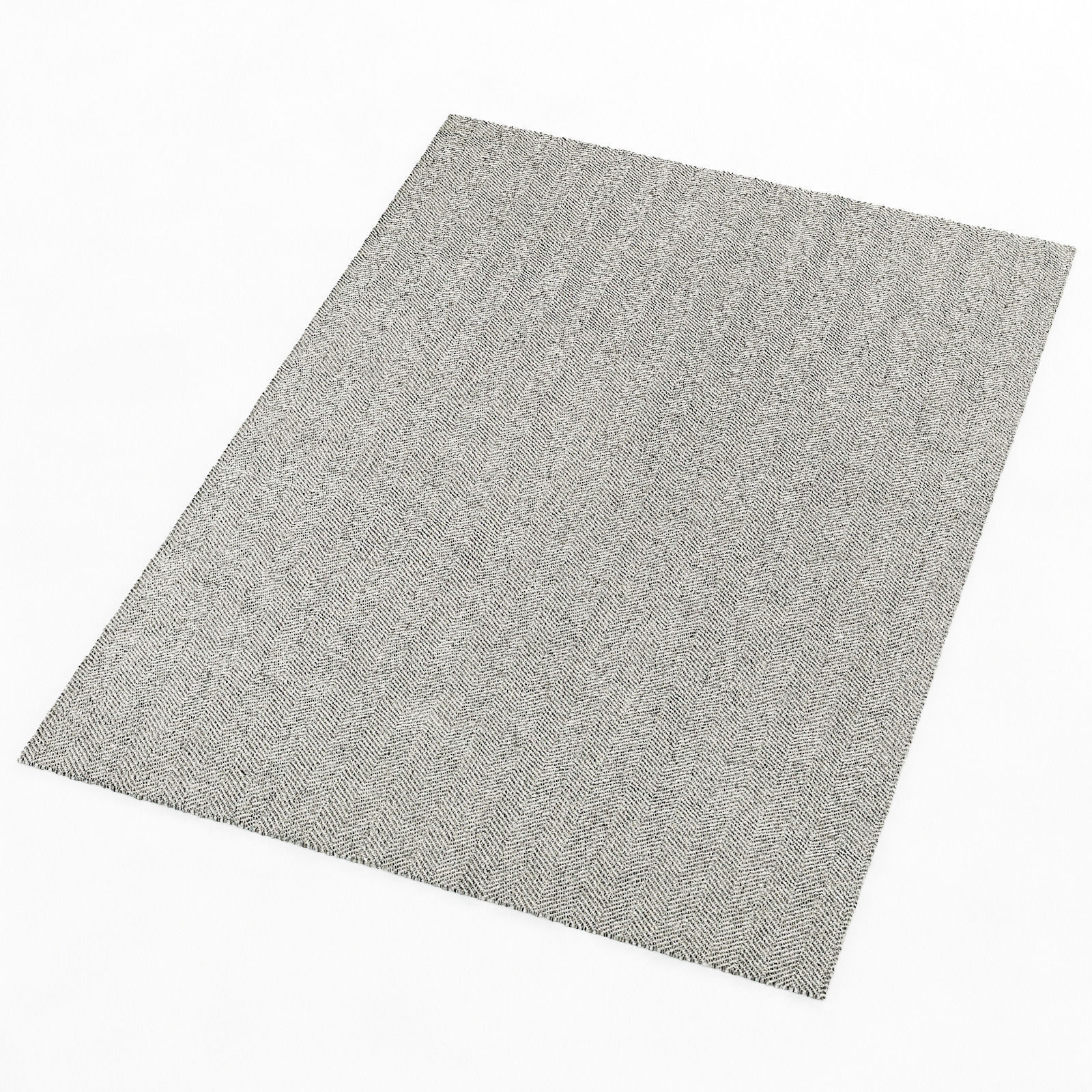 Restoration Hardware Ceta Rug - Silver 3D model_1