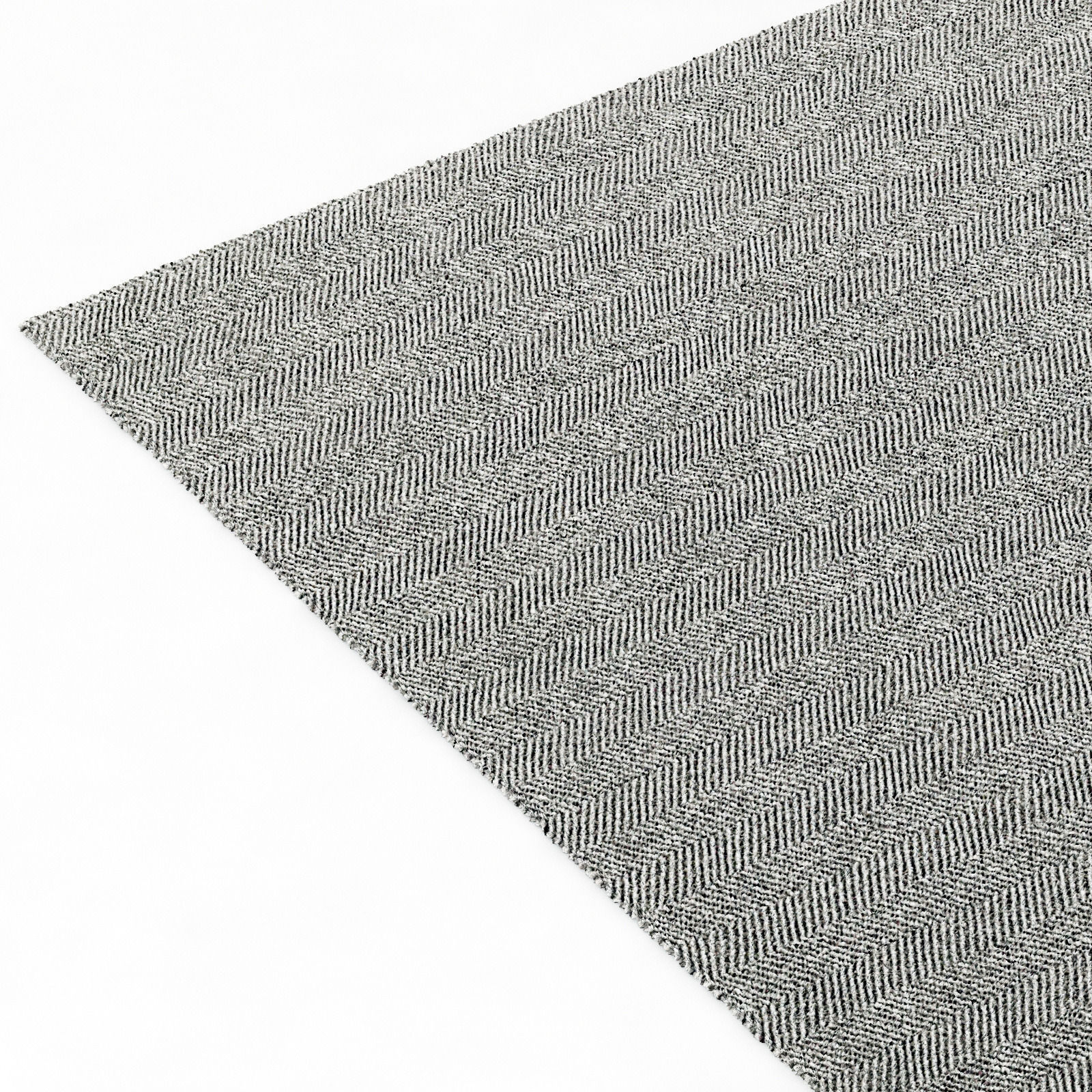 Restoration Hardware Ceta Rug - Silver 3D model_2