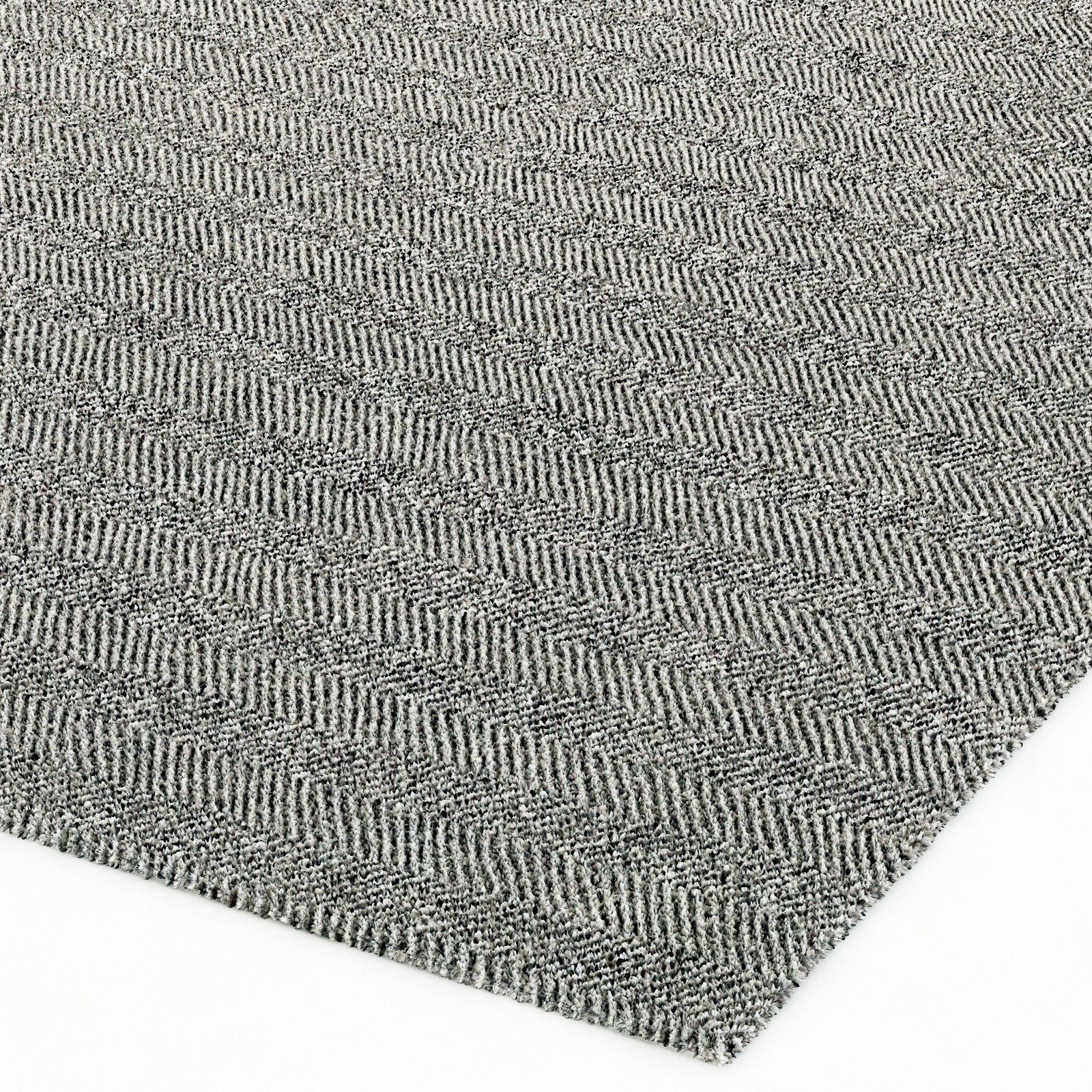 Restoration Hardware Ceta Rug - Silver 3D model_3