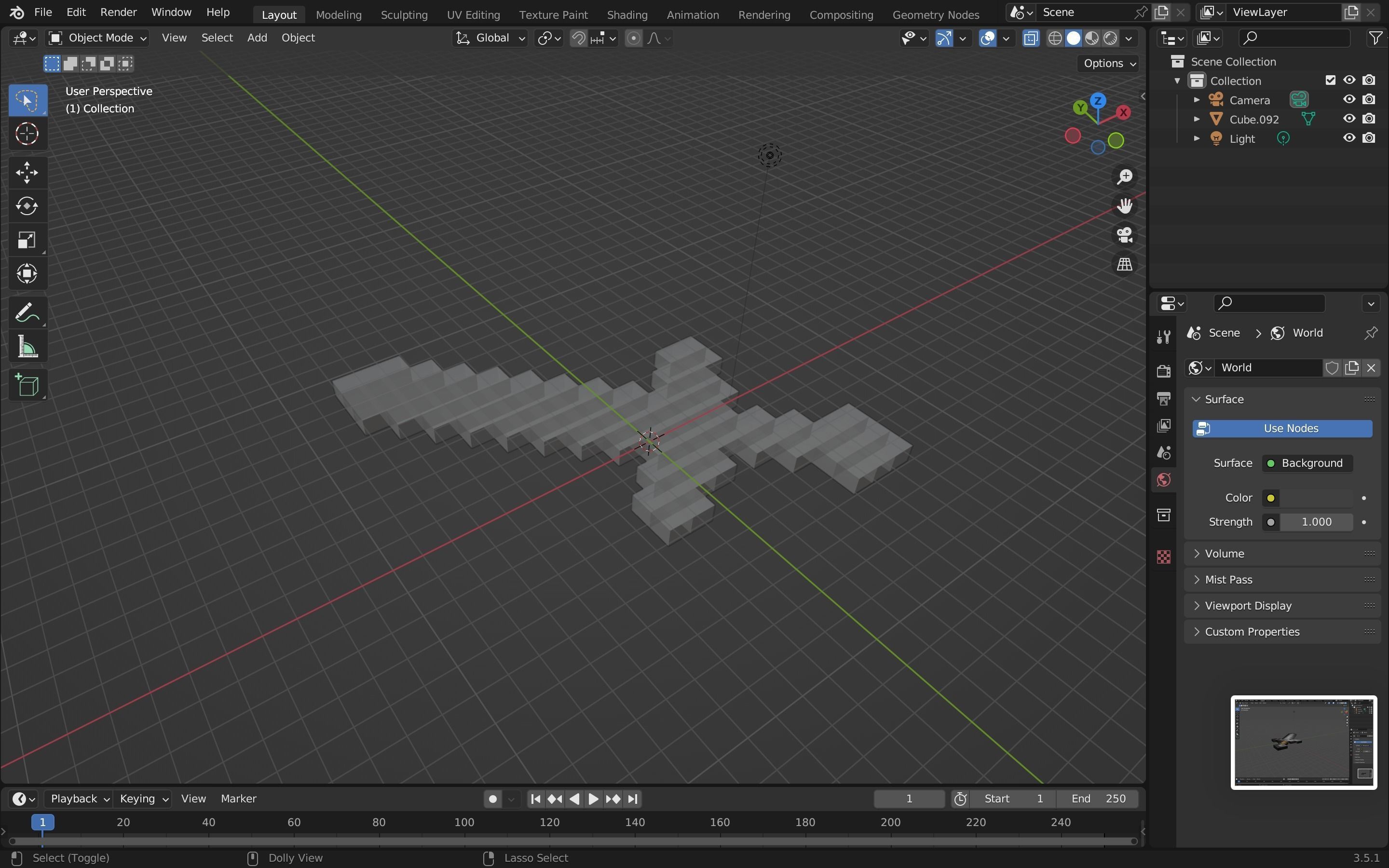 Minecraft stone sword Free low-poly 3D model_7