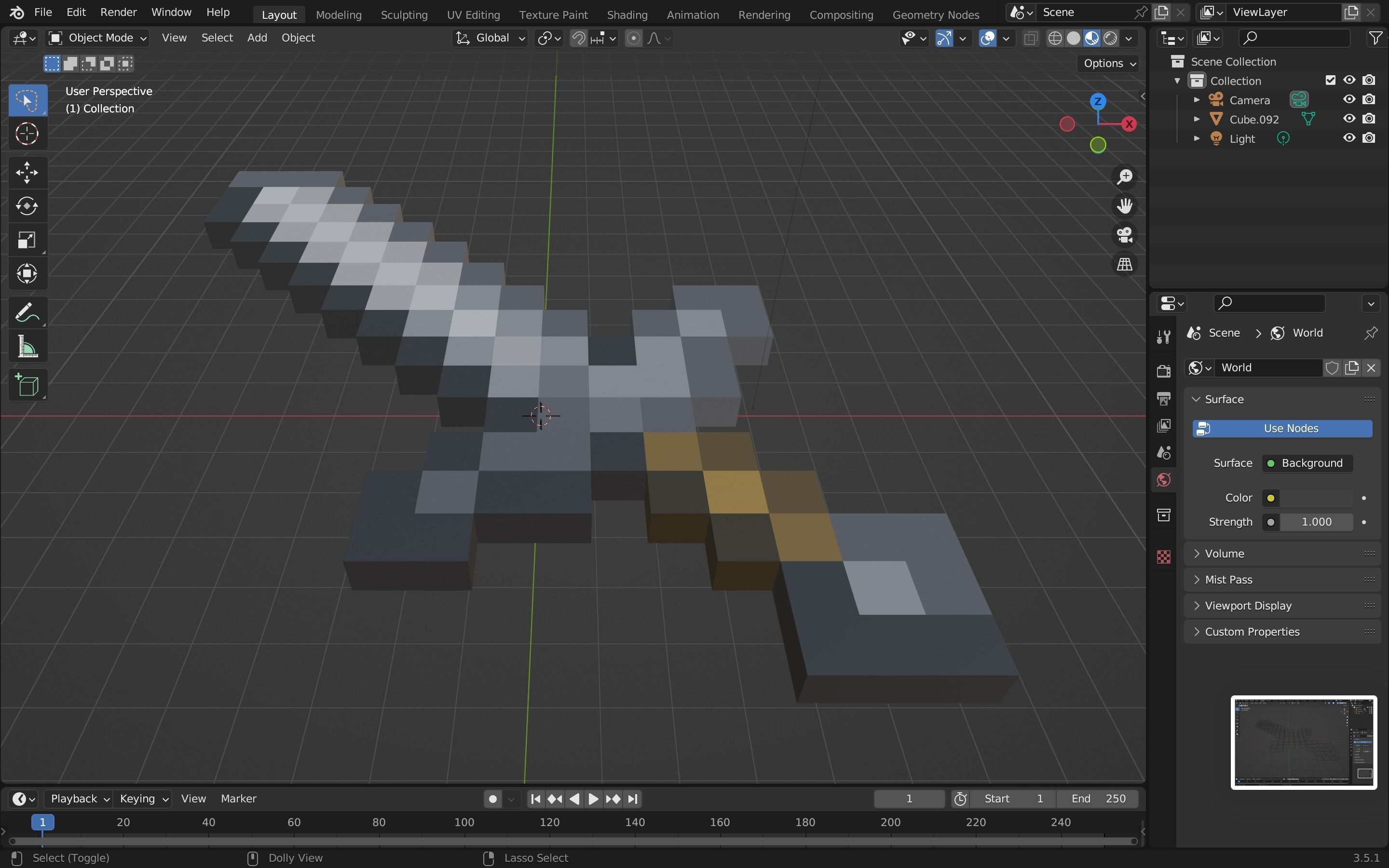 Minecraft stone sword Free low-poly 3D model_14