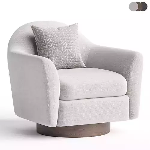 West Elm Haven Swivel Chair Poly
