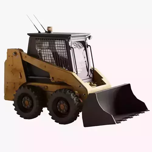 PhotoRealistic SkidSteer Loader High quality by Terlan125 3D model