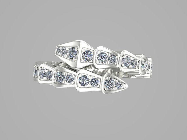 rings 3D print model_3