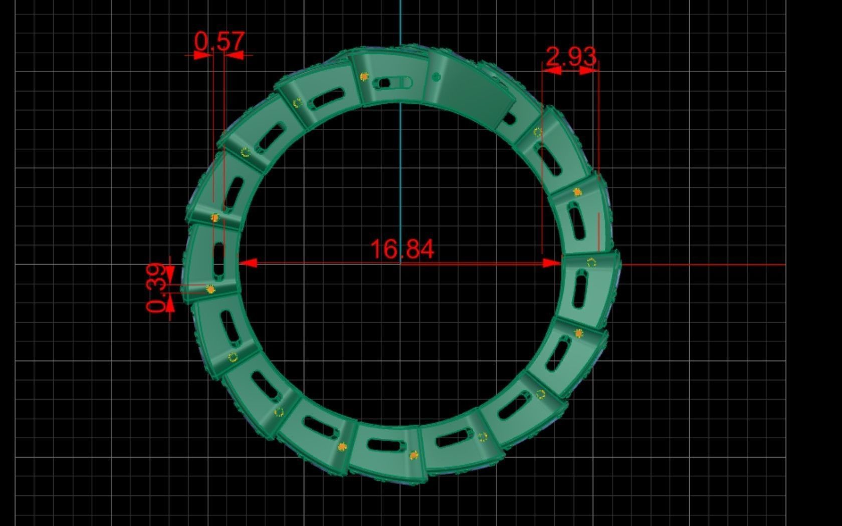 rings 3D print model_4