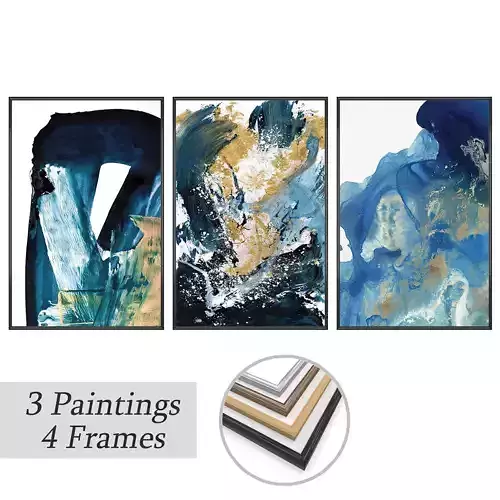 Wall Art Set 4146 3D model