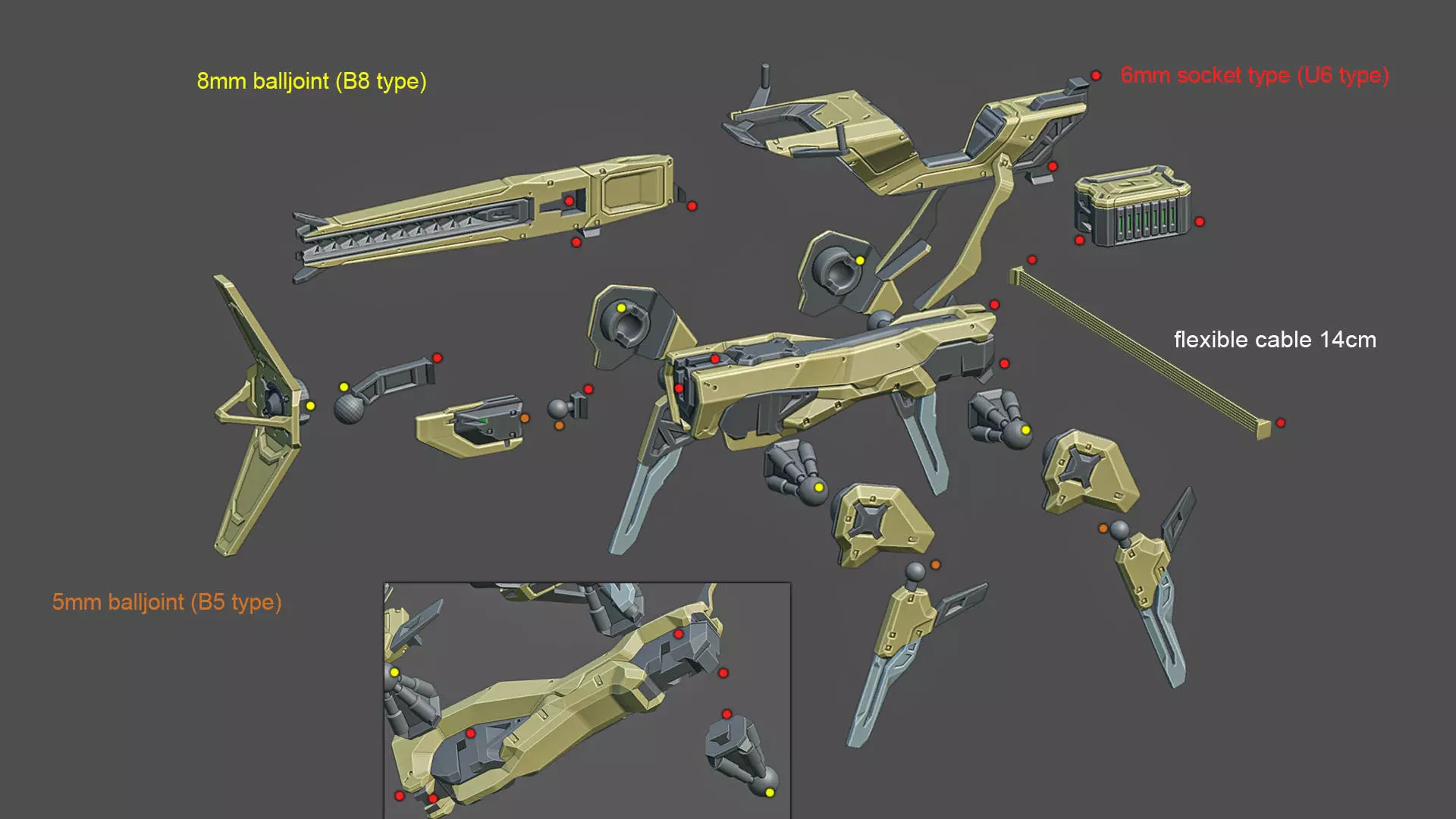 ALPHASCOUT robot dog toy 3D print model_2